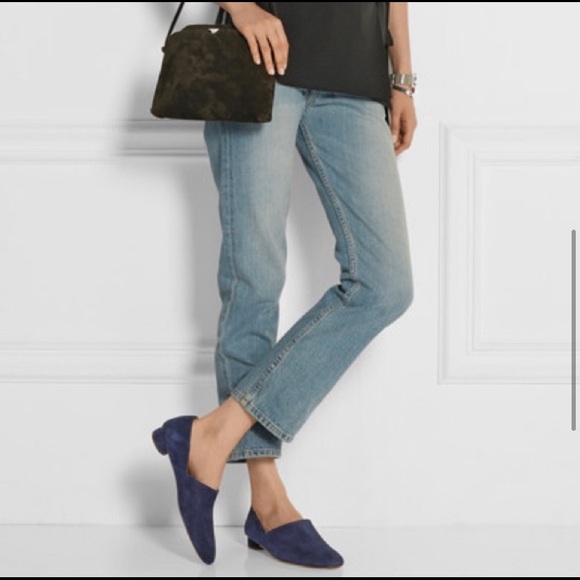 The Row Noelle Suede Loafers 